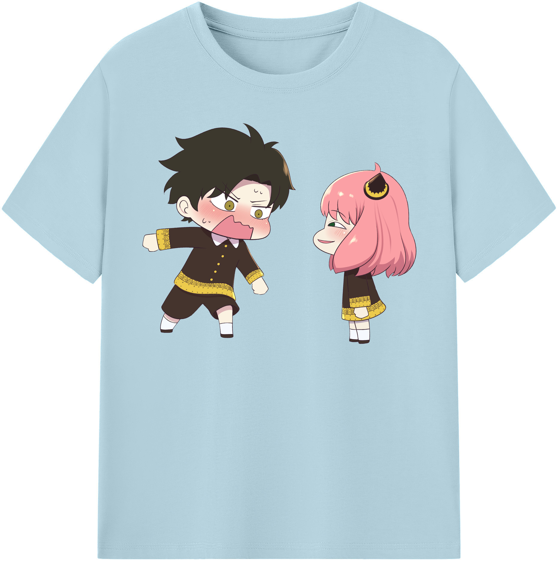 （画像用） SPY×FAMILY间谍家家酒 綿100％半袖Tシャツ（フロントプリント）